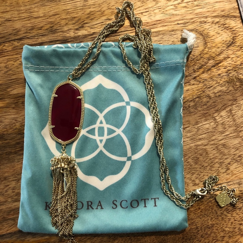 Kendra Scott Rayne Gold Pendant Necklace